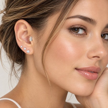 Piercing de Tragus em Titânio - Labret Gatinho - 7TRG228