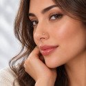 Piercing Labret Mini Florzinha em Titânio - Pin Push  Haste Mais Fina - 7TRG266