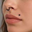 Piercing Labret Bolinha em Aço Cirúrgico - 7TRG276