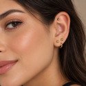 Piercing Labret Bolinha em Aço Cirúrgico - 7TRG276