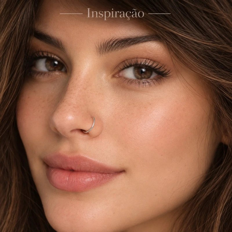 Piercing Argola Segmento Articulado em Aço - 6ORE484