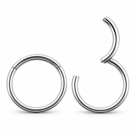 Piercing Argola Segmento Articulado em Aço - 6ORE484