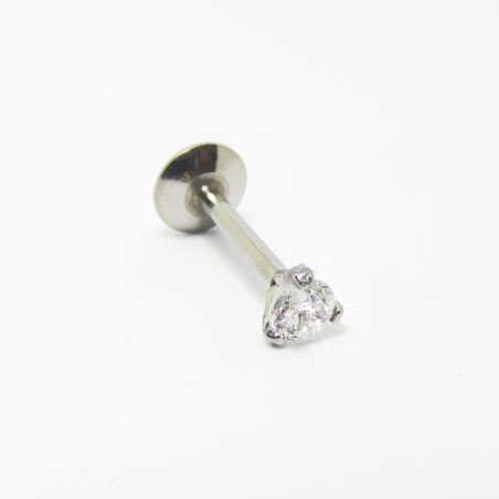 Piercing para Tragus Labret Ponto de Luz de Zircônia - 7TRG41