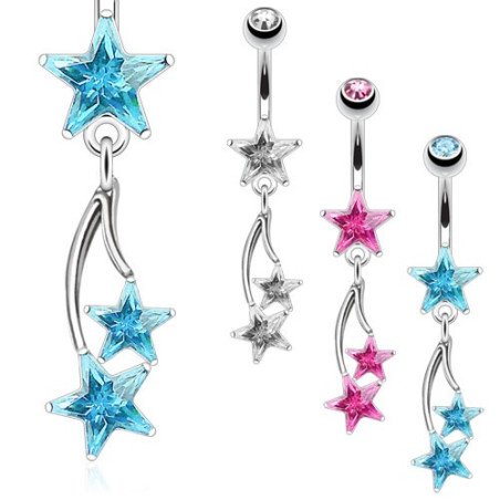 Piercing de Umbigo - Estrela - 1EST64