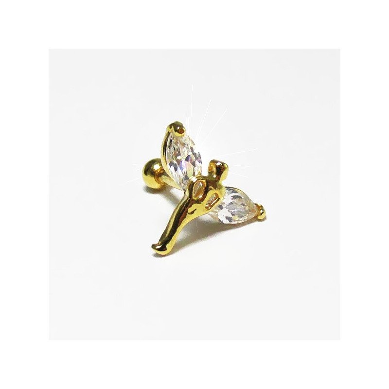 Piercing de Orelha - Fada - Dourado - 6ORE445