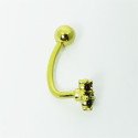 Piercing Rook / Rook / Íntimo Dourado Genital - Christina - 18INT09