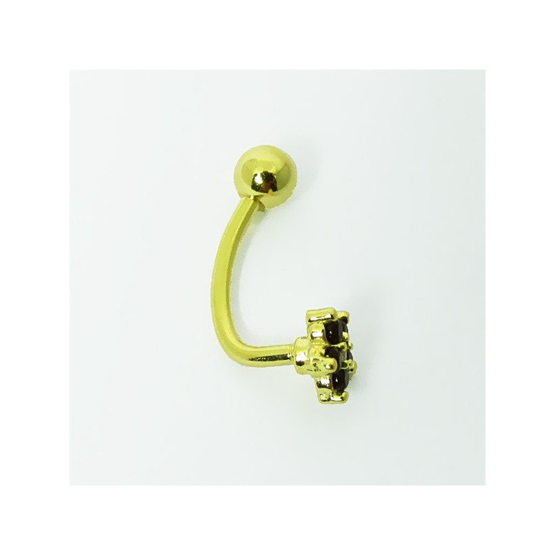 Piercing Rook / Rook / Íntimo Dourado Genital - Christina - 18INT09