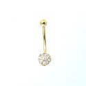 Piercing Rook / Íntimo Dourado Genital - Christina - 18INT13