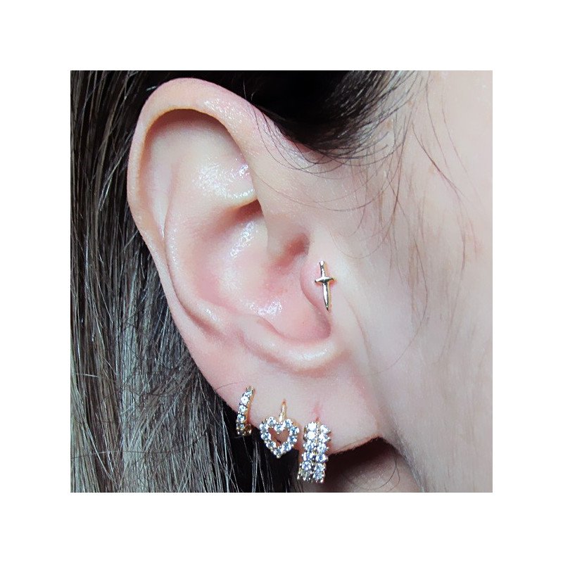 Piercing de Orelha com Adaga - 6ORE512