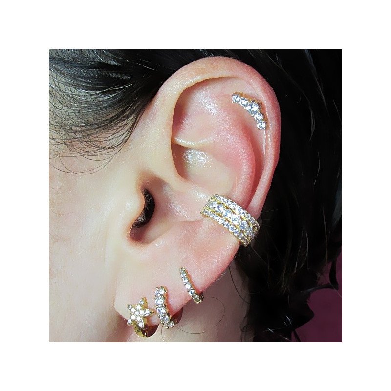 Piercing de Orelha Conch Luxo - 6ORE523