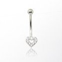 Piercing Rook / Íntimo Genital - Christina - Coração - 18INT16
