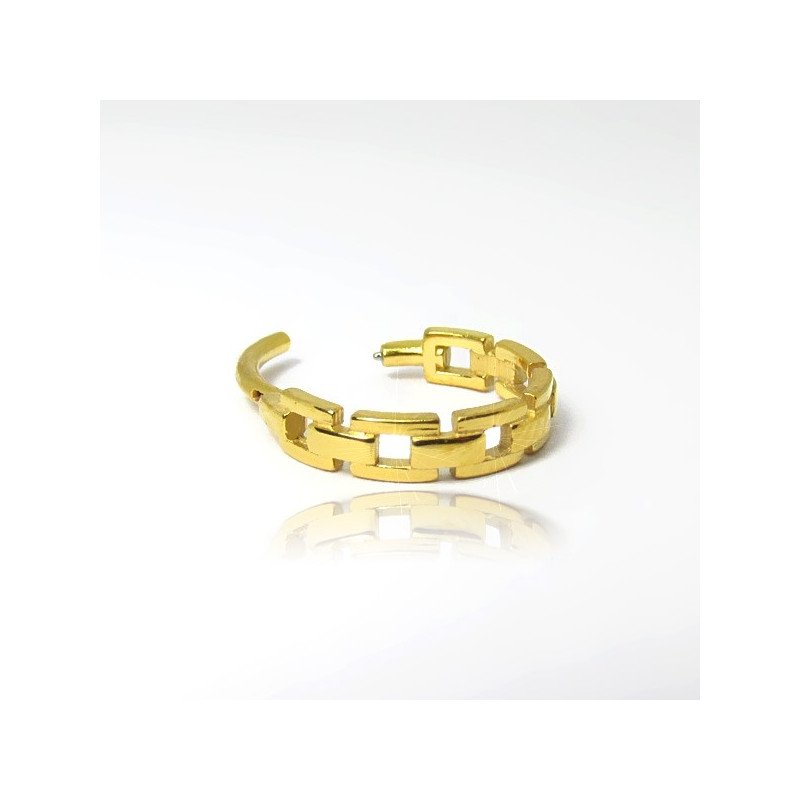 Piercing de Orelha - Chain Style - Conch Clicker em Aço PVD Gold - 6ORE637