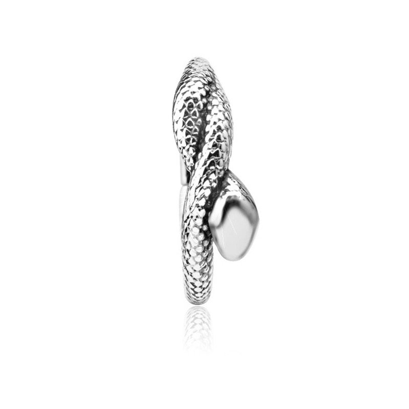 Piercing de Orelha - Serpente Conch Clicker em Aço - 6ORE733