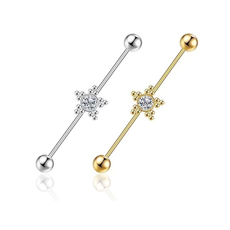 Outros Piercings - Transversal - Indiano Strass  - 5TRA105