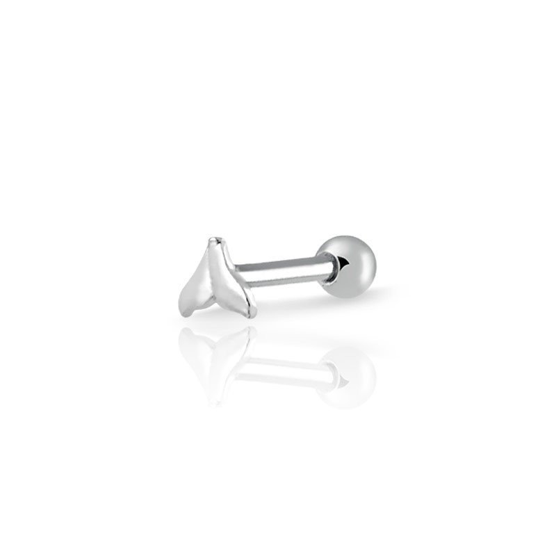 Piercing para Orelha - Rabo de Sereia em Prata 925 - 6ORE926