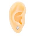 Piercing Labret Flor Marquise com Zircônias em Titânio - 6ORE969