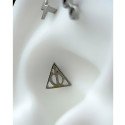 Piercing para Orelha - Mini Óculos - Coleção Harry Potter - Titânio - 6ORE973