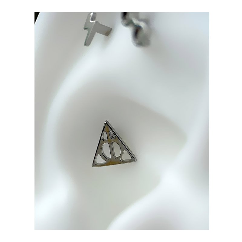 Piercing para Orelha - Mini Óculos - Coleção Harry Potter - Titânio - 6ORE973