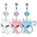 Piercing de Umbigo - Gato – 1ANI58
