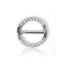 Piercing para Mamilo - Circular com Zircônias - 14MAM20