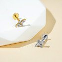 Piercing de Tragus em Titânio - Labret Estrela Polar - Rosca Interna - 7TRG195