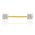 Piercing para Mamilo - PVD Gold - 14MAM13