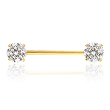 Piercing para Mamilo - PVD Gold - 14MAM13