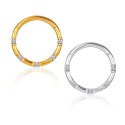 Piercing para Daith ou Septo - Argolinha Clicker - Aço Cirúrgico - 6ORE1019