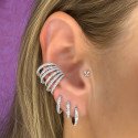 Piercing Labret Mini Borboleta em Titânio - Pin Push  Haste Mais Fina - 7TRG265