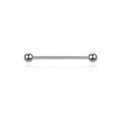 Delicado Piercing para Mamilo - Haste e Bolinha em Aço Cirúrgico - 14MAM32