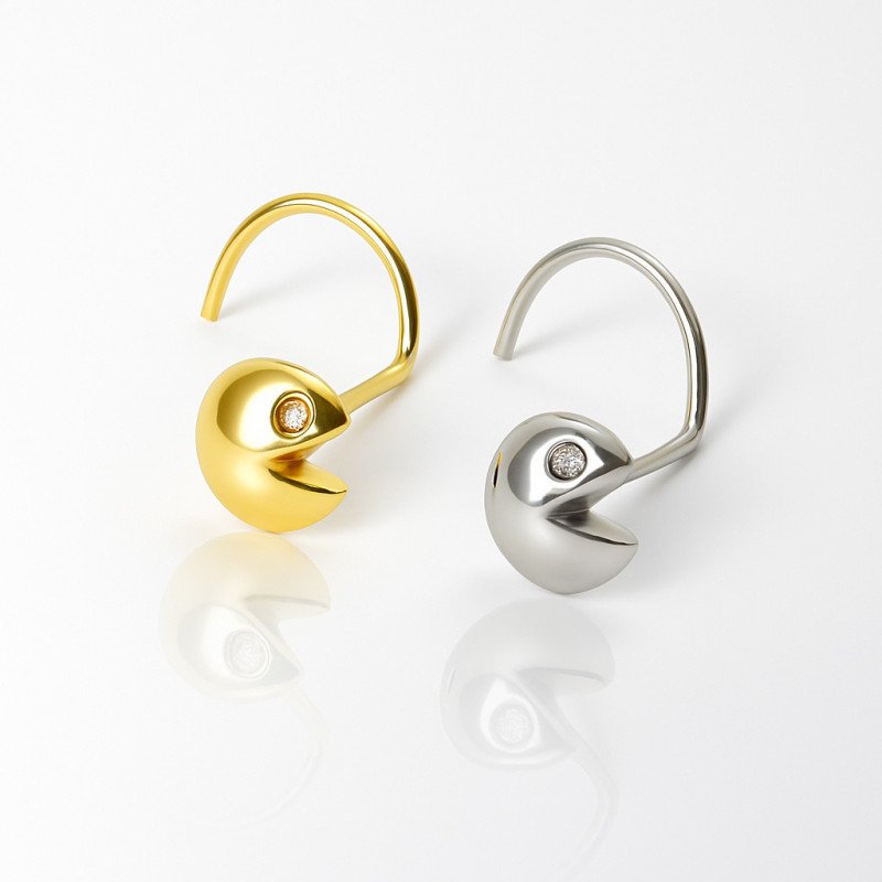 Piercings de Nariz - Pacman - Prata 925 - 2NAA118