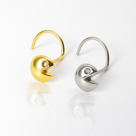 Piercings de Nariz - Pacman - Prata 925 - 2NAA118
