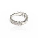 Piercing de Orelha Conch - Argola Clicker Dupla de Zircônias - 6ORE1042