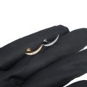 Piercing Labret de Orelha - Cluster Lua Longa Divina em Titânio com Zircônias - 6ORE834