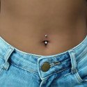 Piercing de Umbigo - Simples- 1SIM79 [Bolinhas Menores]