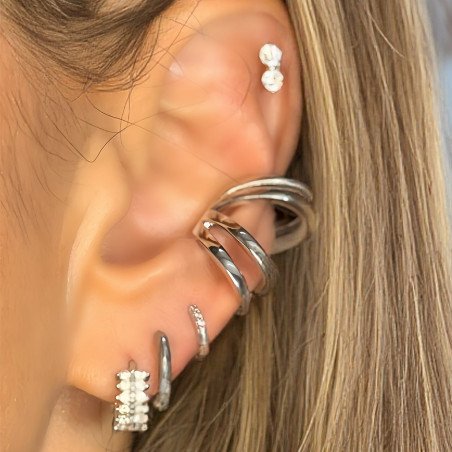 Piercing para Orelha Ear Cuff Fake Liso – Brilhe sem Furo - 6ORE1043