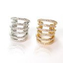 Piercing para Orelha Ear Cuff Fake Luxo Cravejado – Brilho sem Furo - 6ORE1023