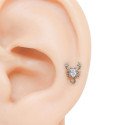 Piercing Labret Escorpião em Titânio -  7TRG278