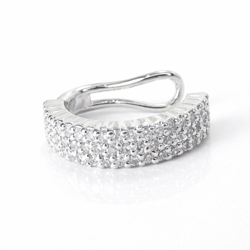 Piercing Fake Cravejado em Zircônias - 6ORE1070