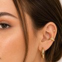 Piercing para Orelha - Labret Disco Texturizado em Titânio - 7TRG281