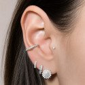 Piercing  Conch Argolinha Clicker Cravejada - 100% em Titânio - 6ORE617