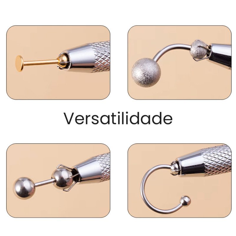Pinça Auxiliar para Troca de Piercings - 18ACE002