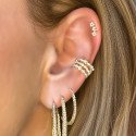 Piercing Fake Cravejado em Zircônias - 6ORE1083