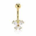 Piercing de Umbigo - Dourado - 1DOU33