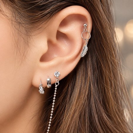 Piercing de Orelha Peninha - 6ORE272