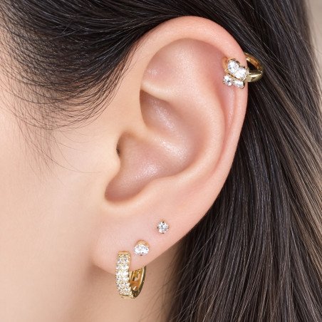 Piercing de Orelha - Argolinha Borboleta - 6ORE312