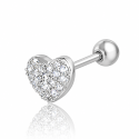 Piercing para Orelha com Coração Divino - 6ORE355