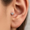Piercing para Orelha com Coração Divino - 6ORE355