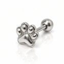 Piercing para Orelha com Patinha - 6ORE364