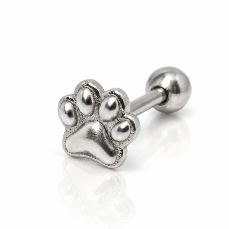 Piercing para Orelha com Patinha - 6ORE364